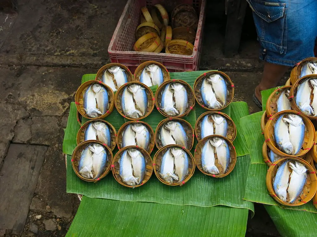 Fischverkauf auf dem Markt