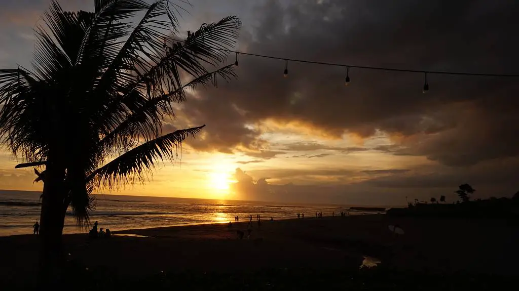 Sonnenuntergang auf Bali