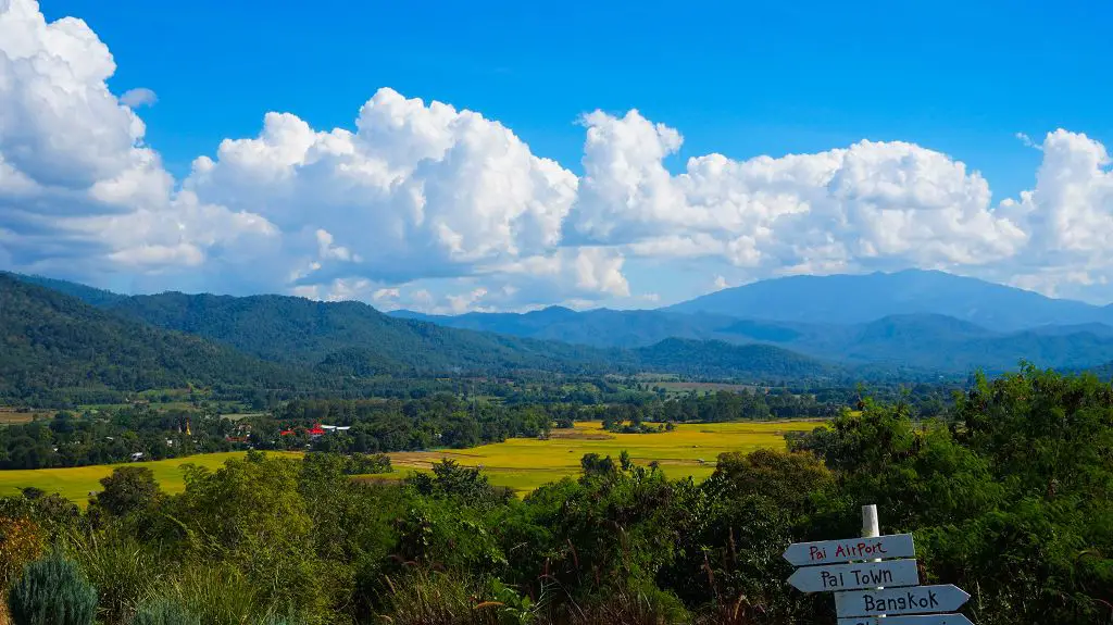 Landschaft von Pai Thailand