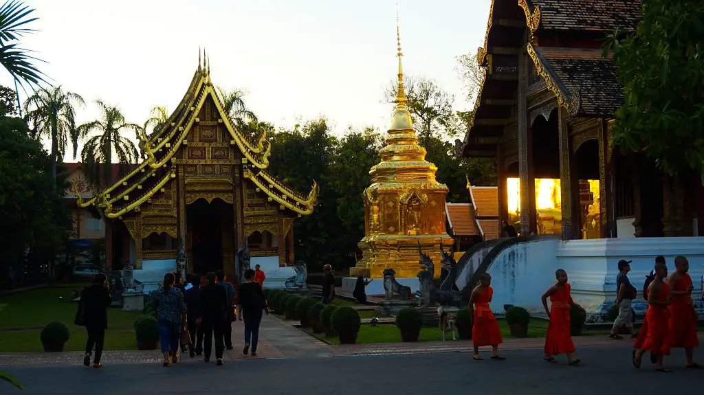 Tempelgebäude im Wat Phra Singh