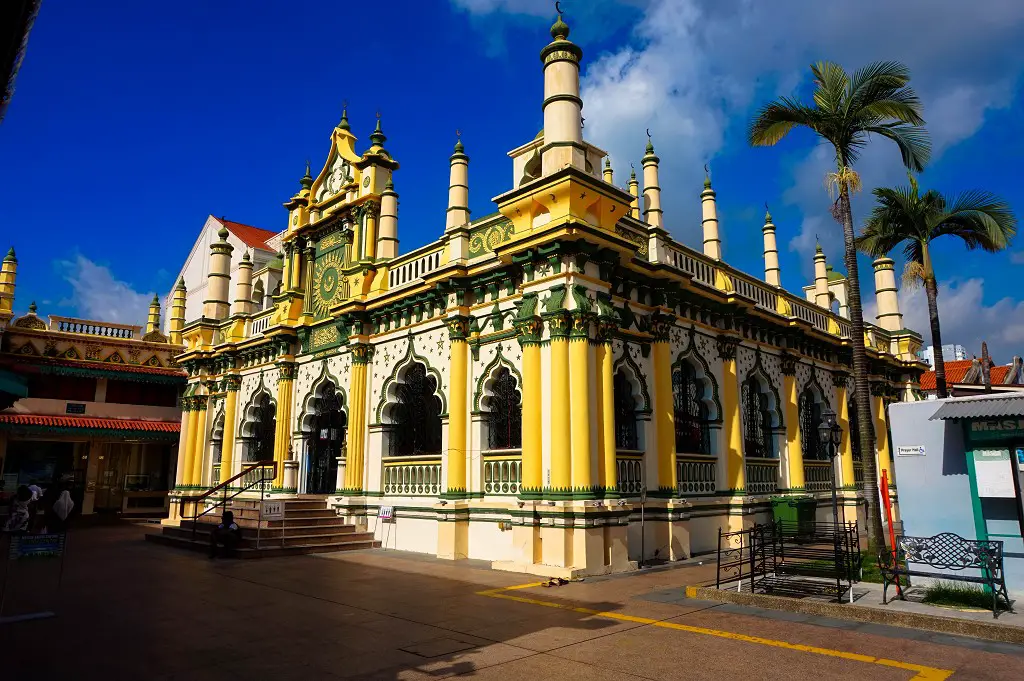Die Masjid Abdul Gafoor in Little India Singapur