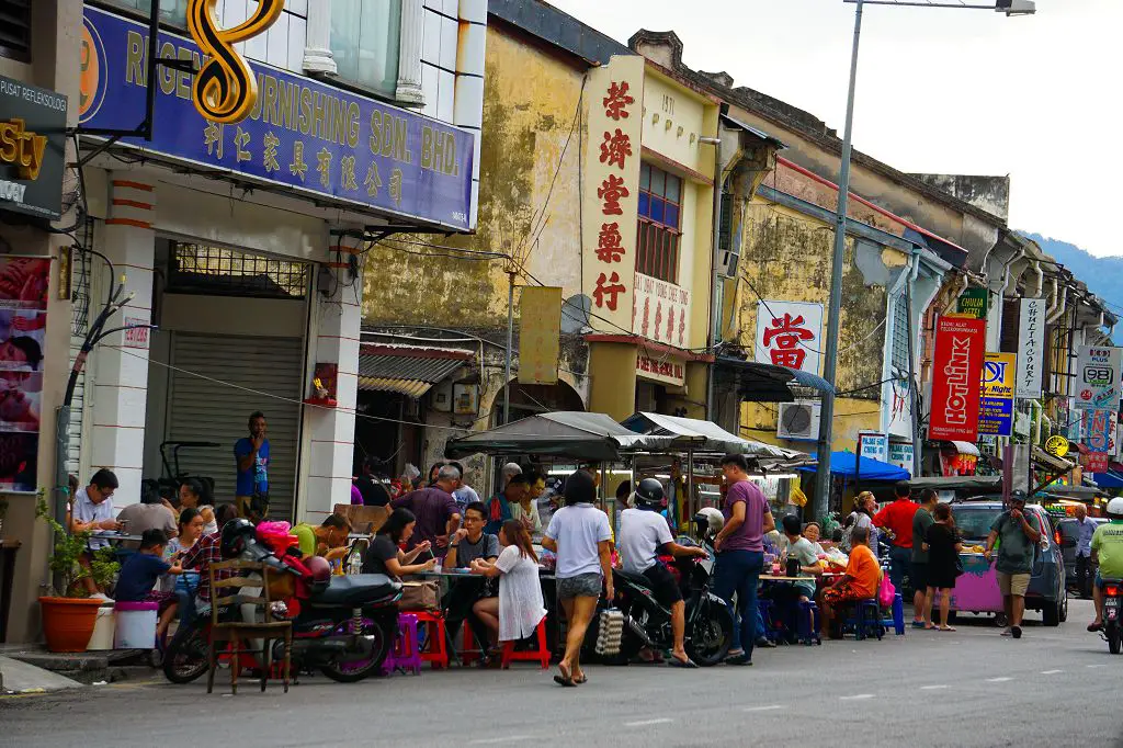 Garküchen in Penang Malaysia