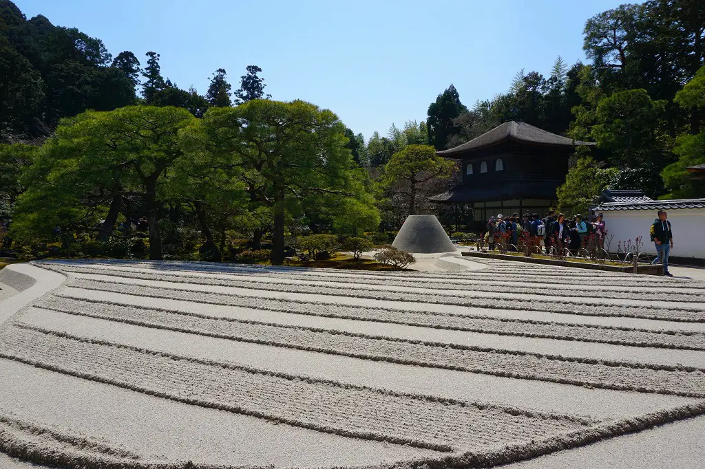 Zen Garten im Ginkaku-ji Tempel