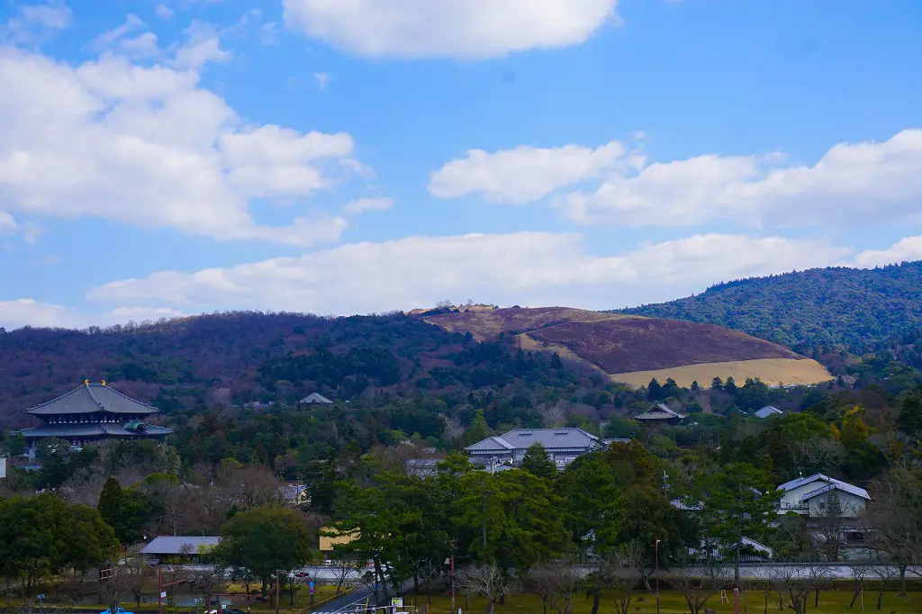 Aussicht vom Nara Prefectural Goverment Office