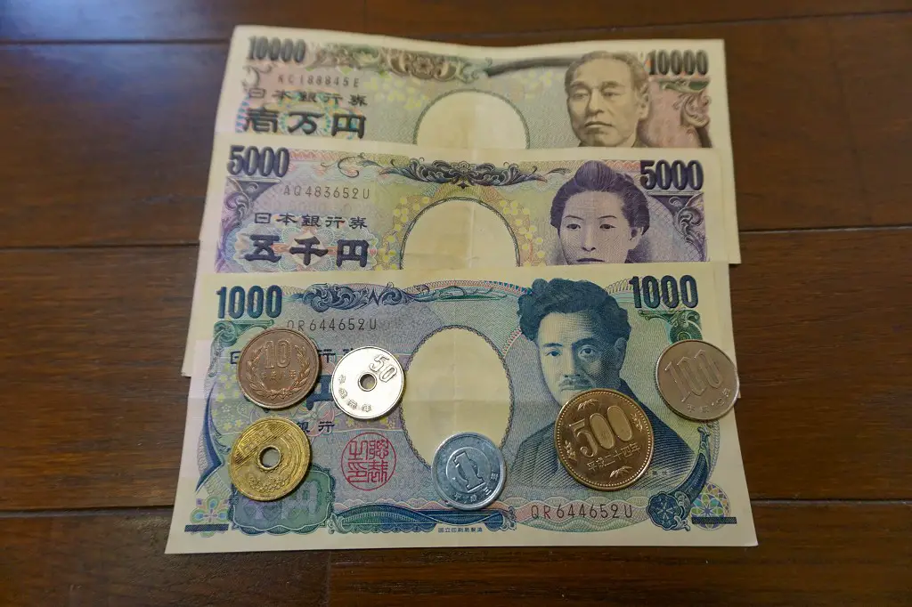 die japanische Währung Yen