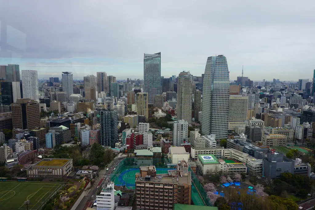 Aussicht aus dem Tokio Tower