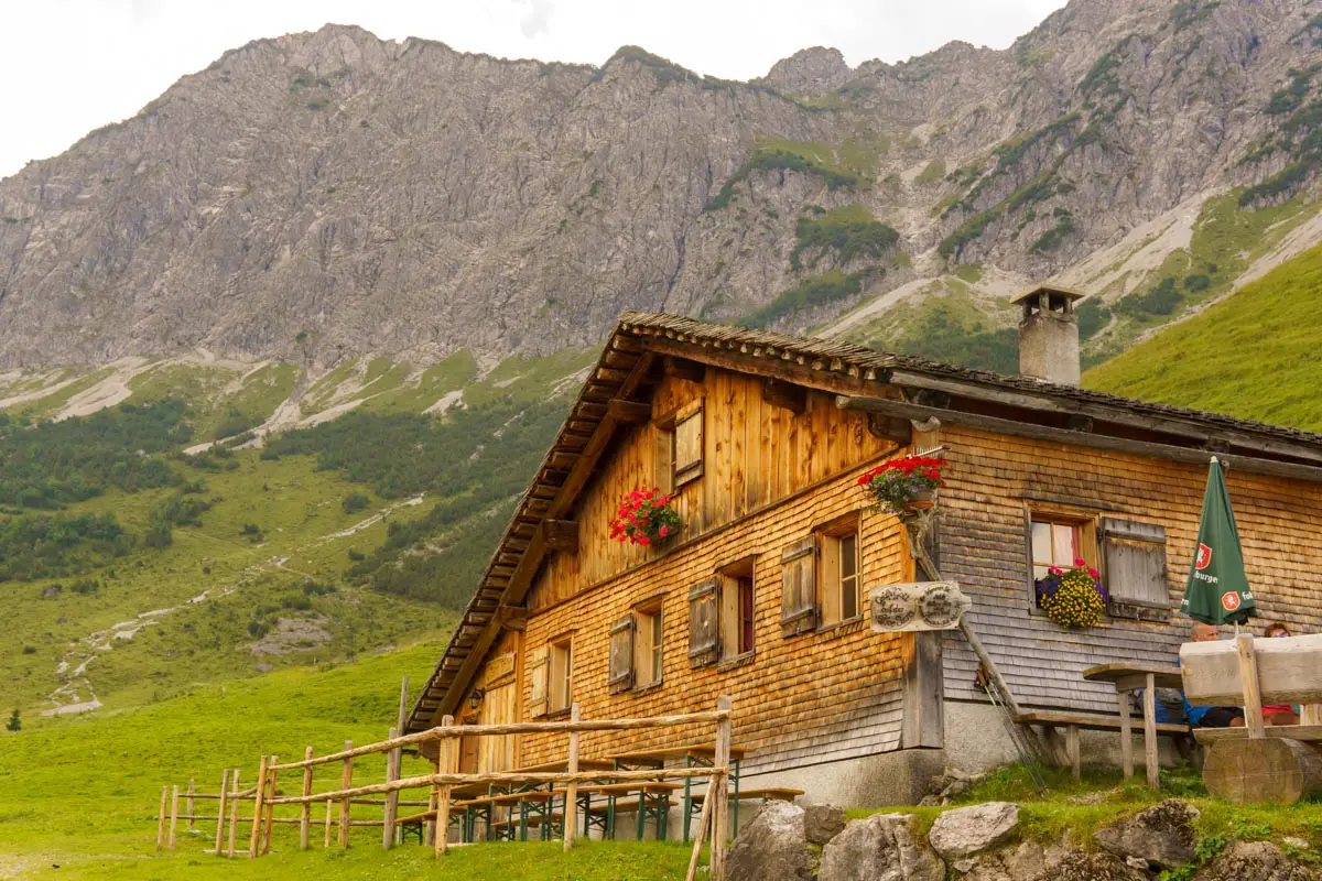 Die Alpe Steris im großen Walsertal in Vorarlberg