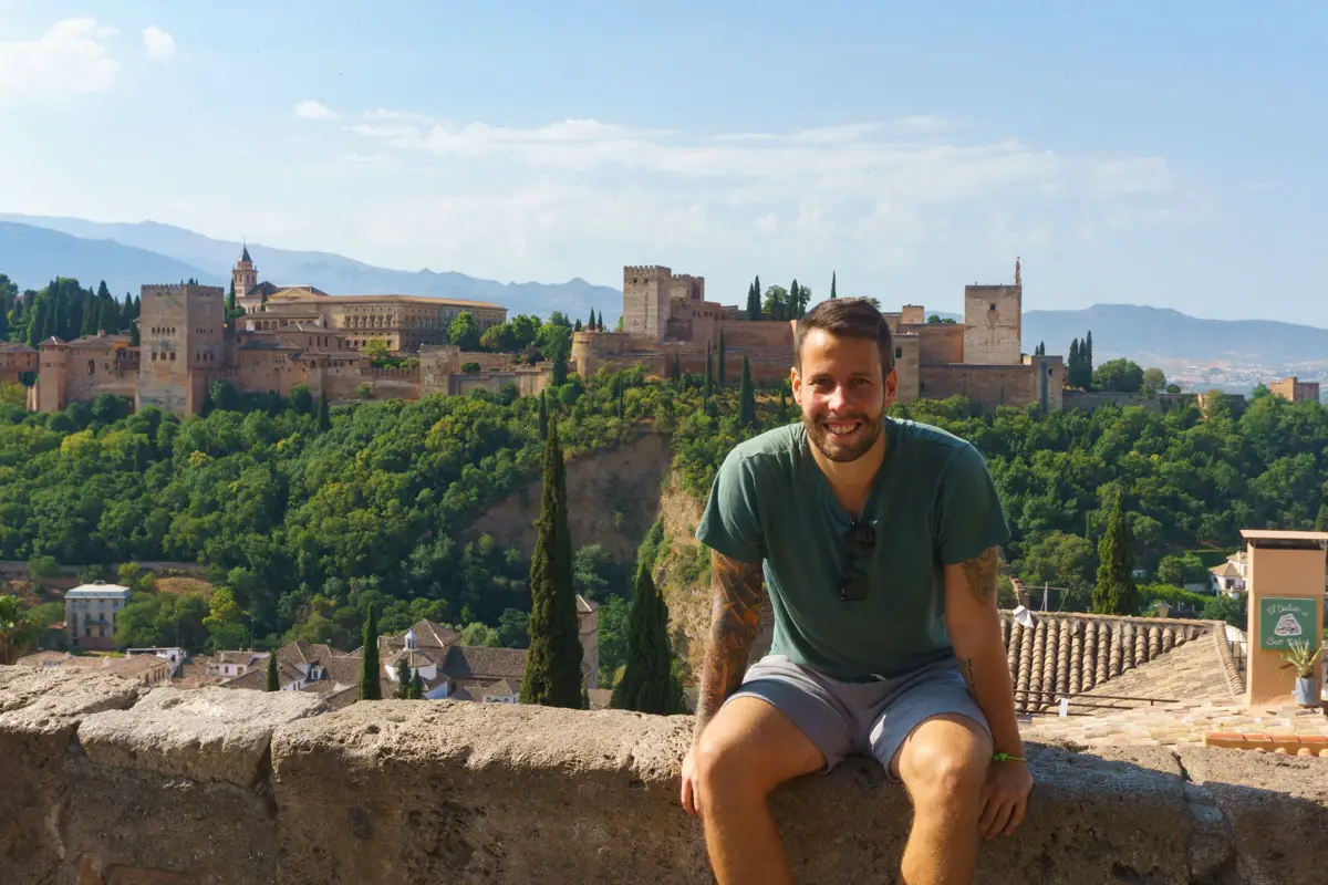 Die Aussicht vom Mirador San Nicolás:Marco und die Alhambra Granada