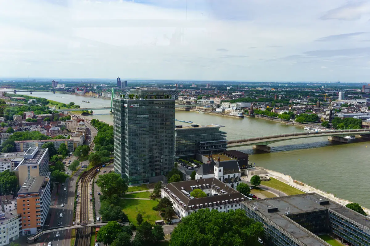 Weiterer Blick vom LVR Turm Köln