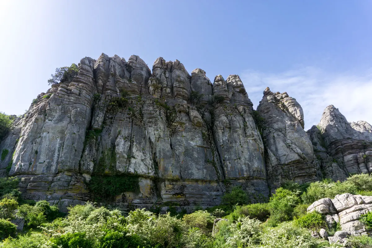 Felsformationen im El Torcal Naturschutzgebiet Andalusien