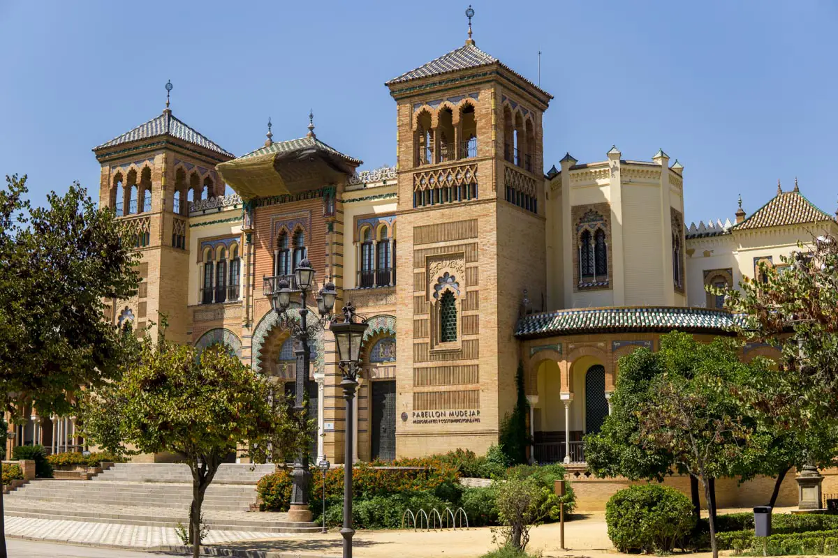 Museums Gebäude in Sevilla Spanien