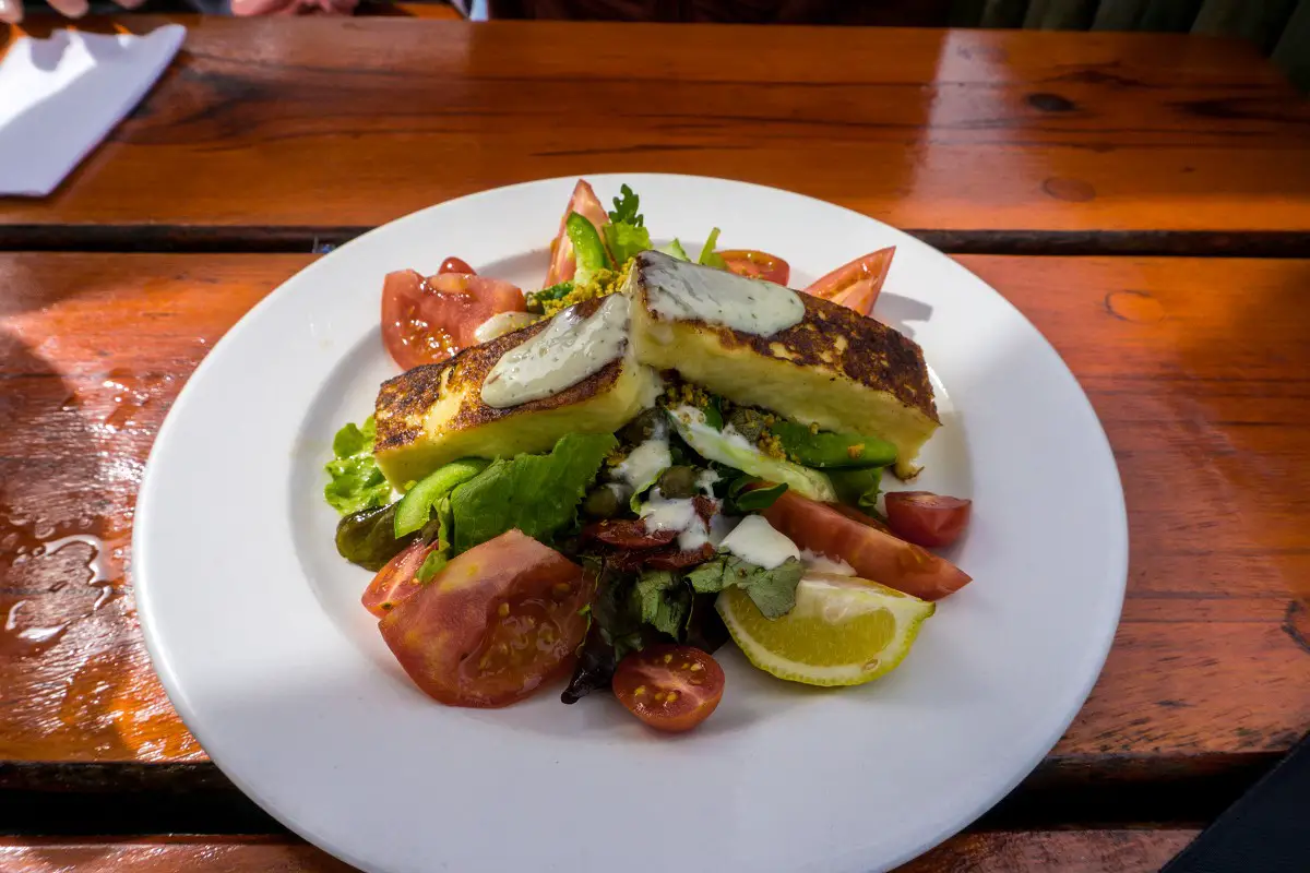 Plettenberg Bay Restaurants: Salatteller im Lookout Deck