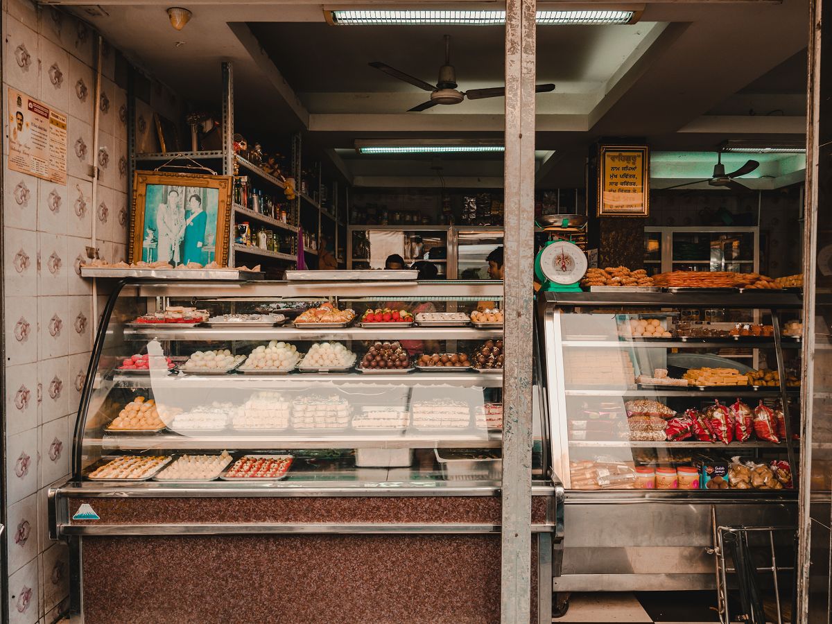 Kleiner Süßigkeiten Laden in Little India