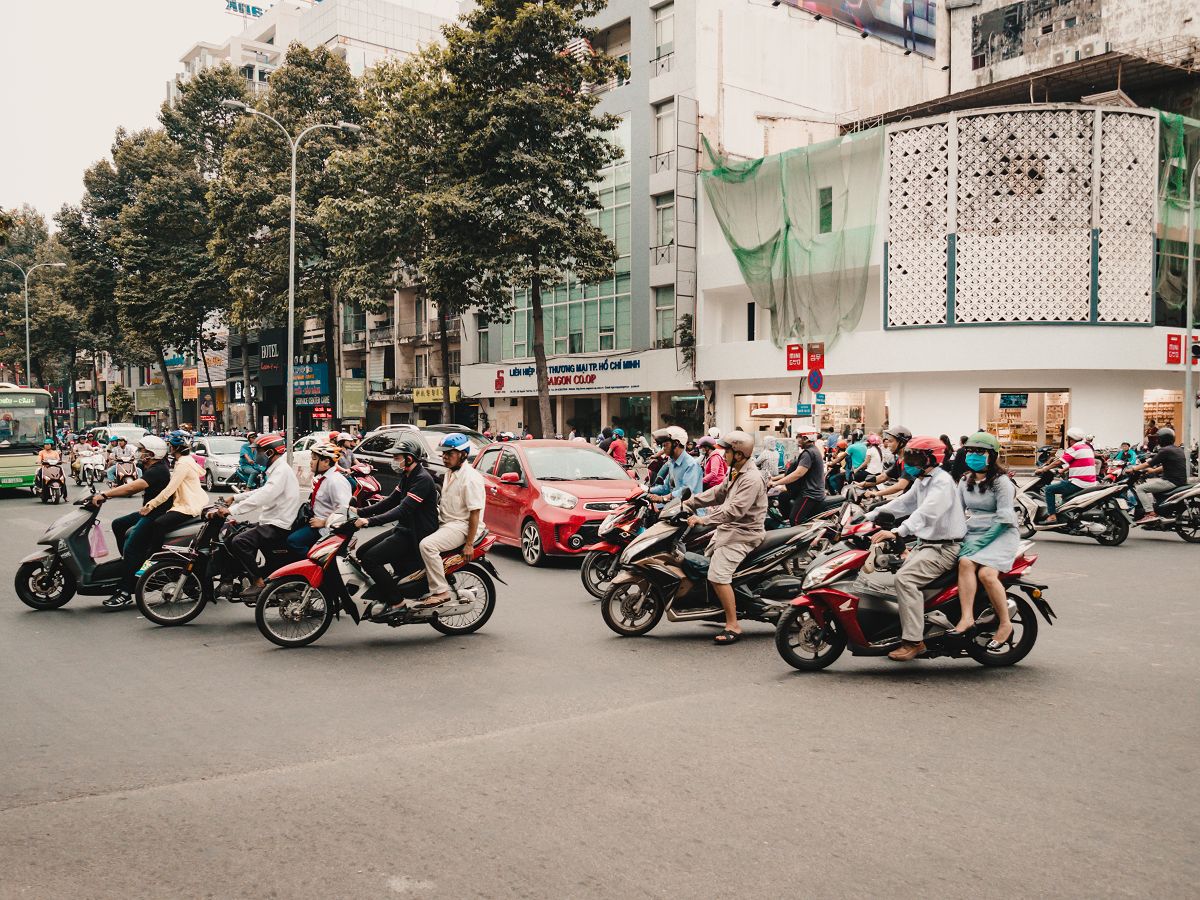 Ganz viele Roller in Ho Chi Minh City