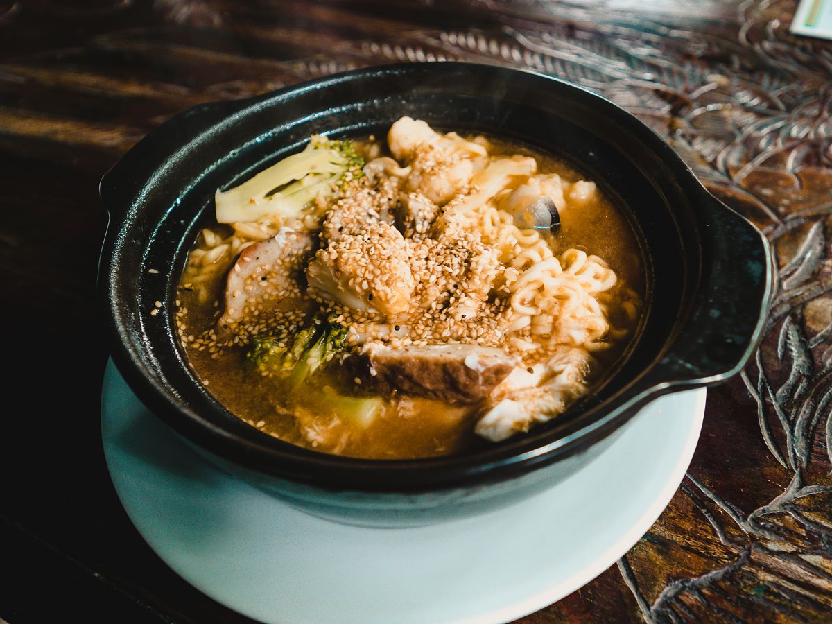 Koreanische Suppe im Am Thuc Chay Restaurant