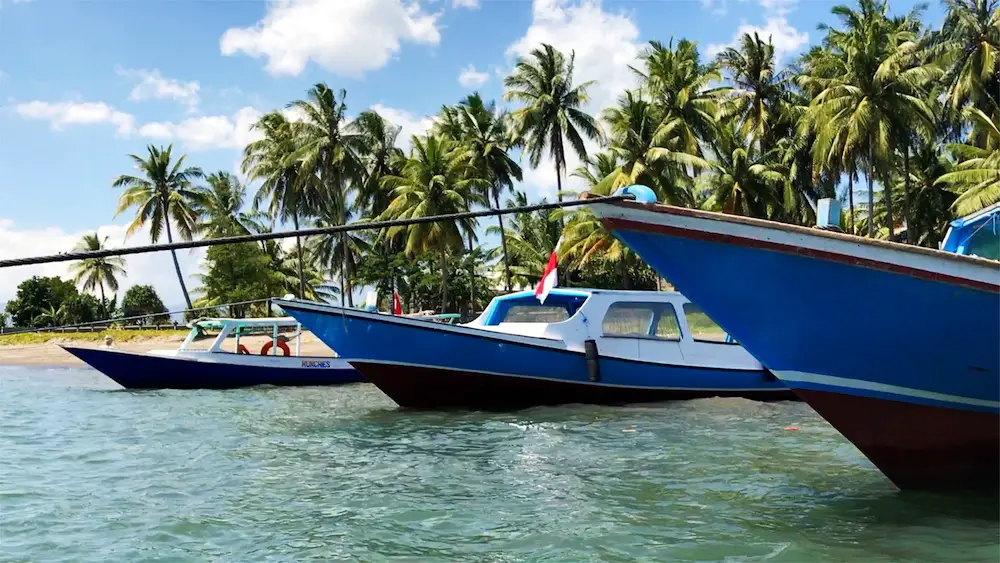 Speedboot für einen Transfer auf Lombok