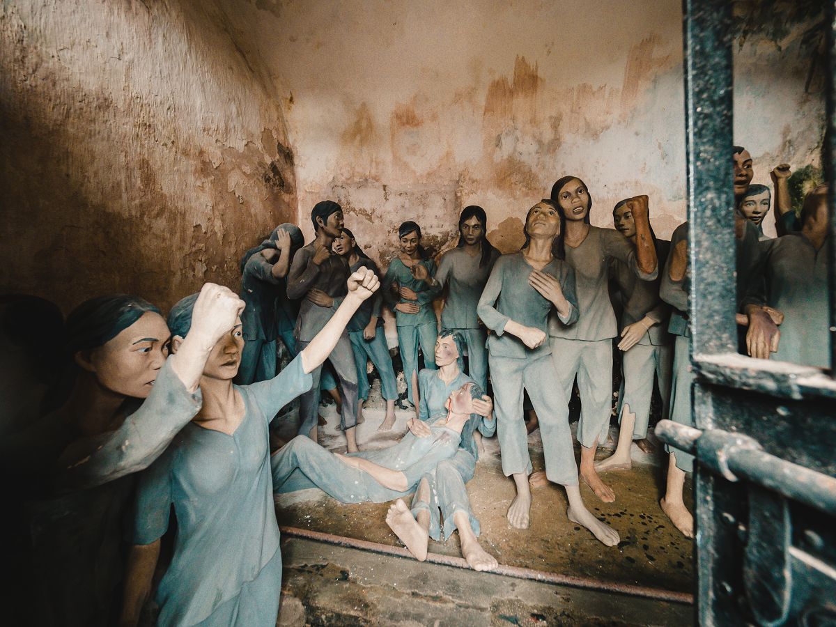 Weibliche Gefangene im Trai Phu-Hai Gefängnis