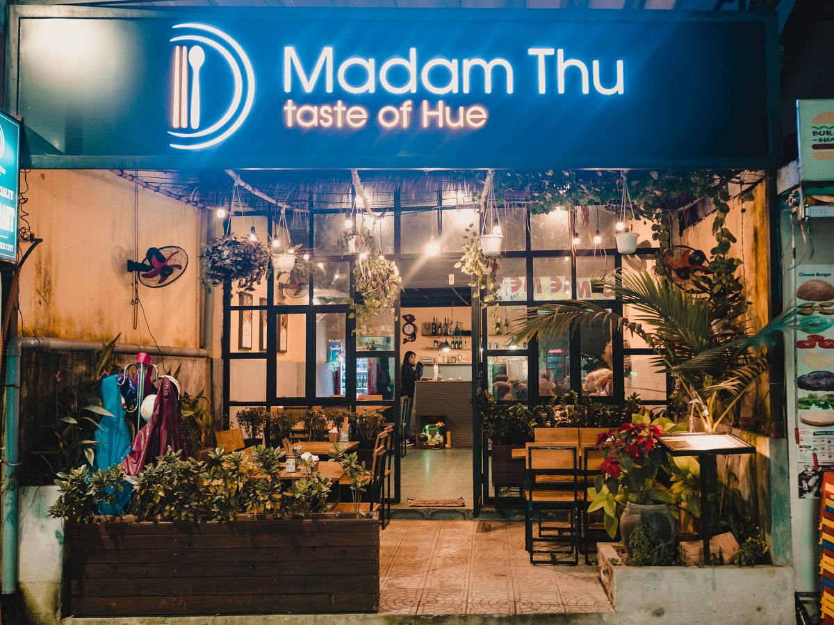 Das Madam Thu Restaurant von außen