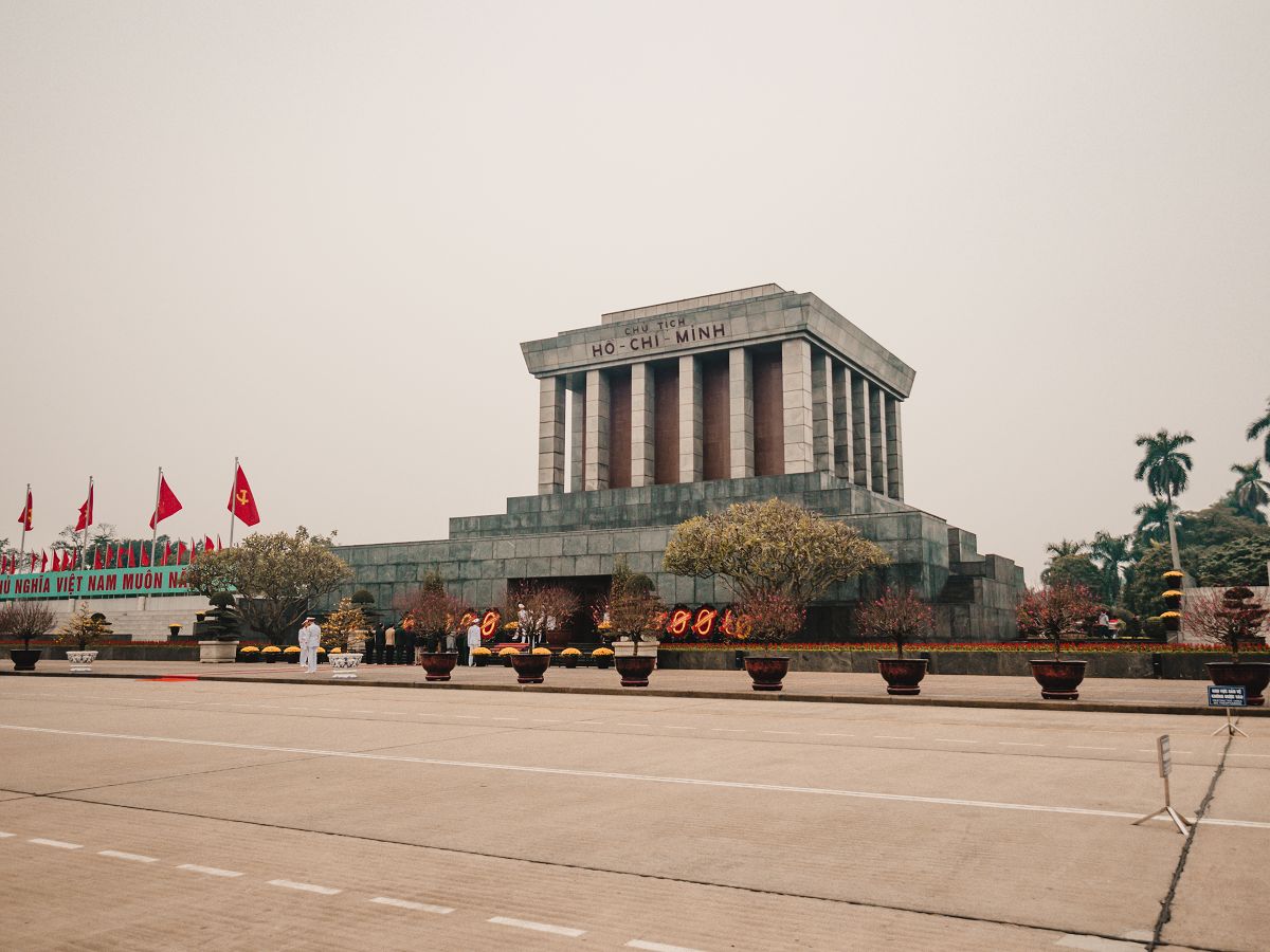 Das Mausoleum von Ho Chi Minh