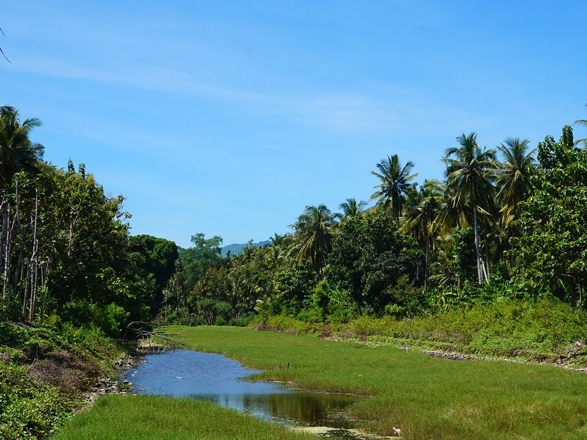 Kleiner Fluss auf Nusa Penida