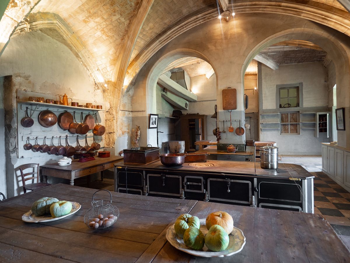 Die einzigartige Küche im Château du Lude