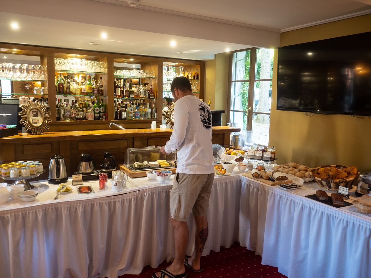 Das Frühstücksbuffet im Clos d´Amboise Hotel