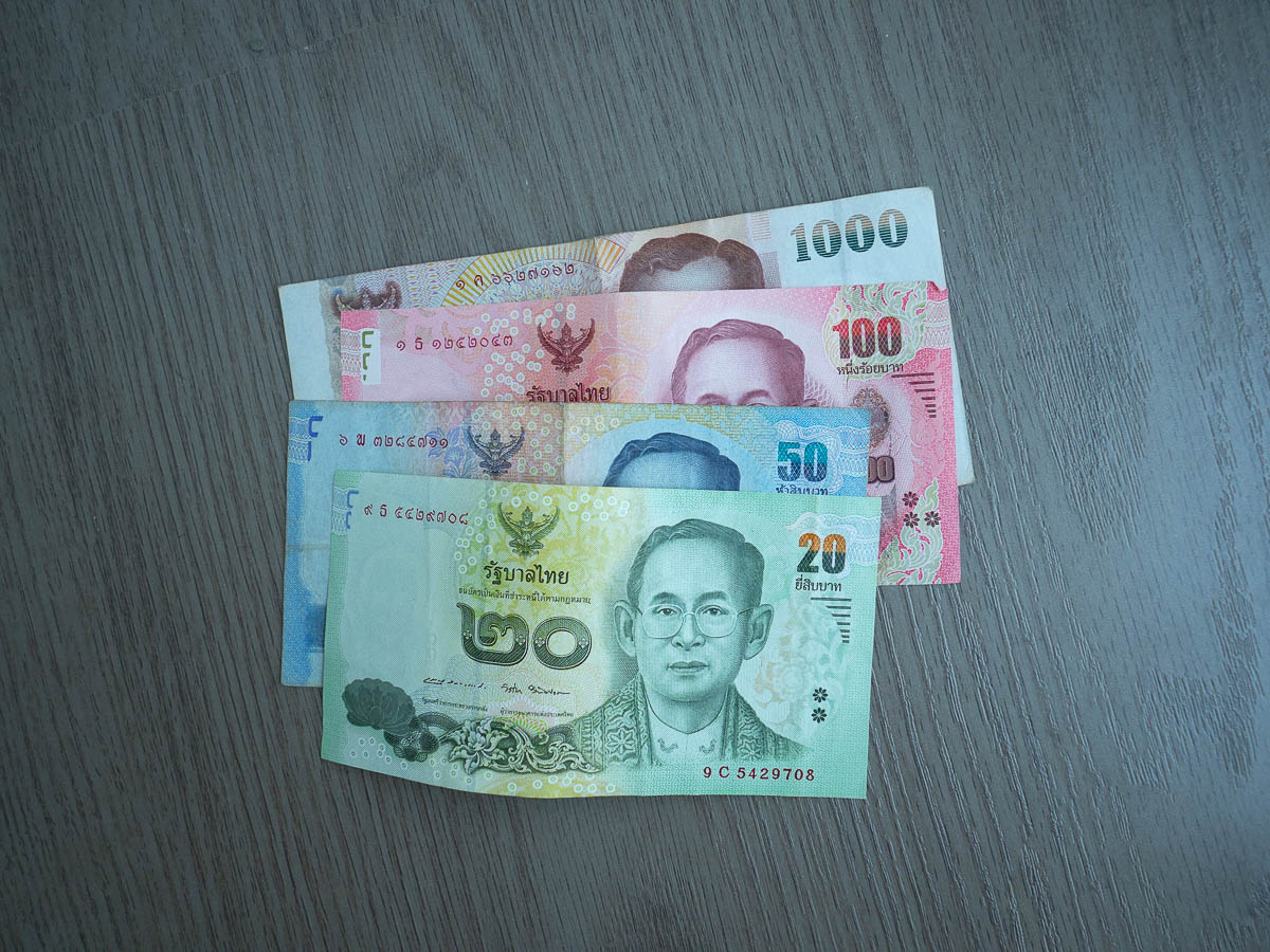 Thailändische Banknoten