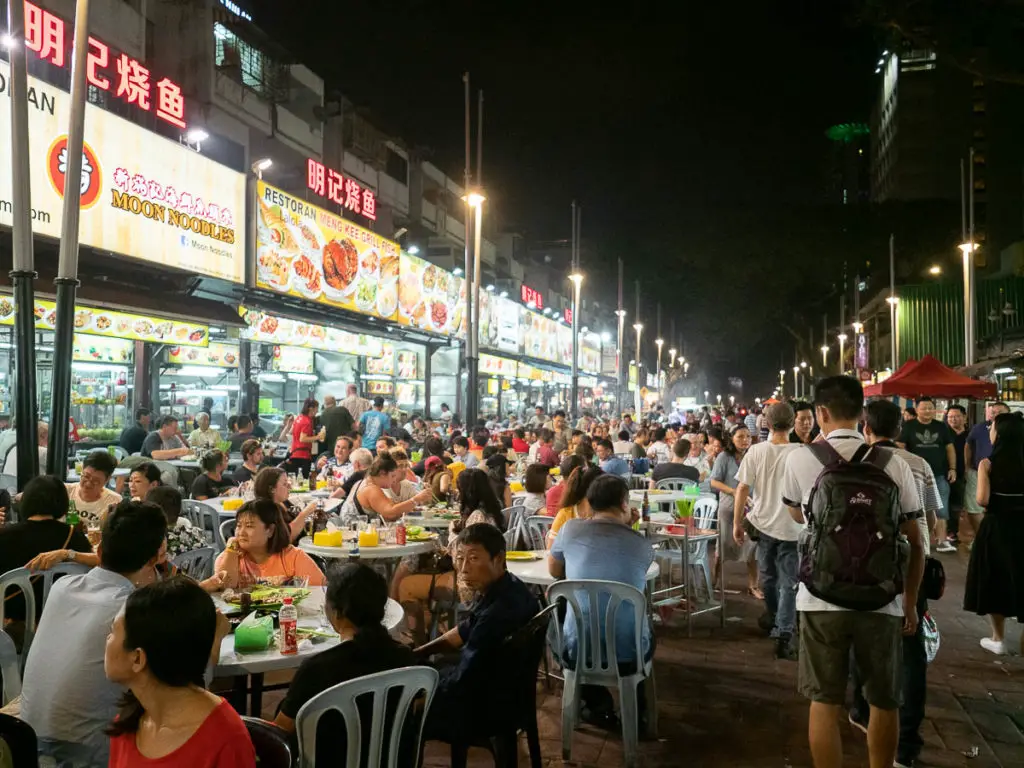 Die berühmte Streetfood Straße: Jalan Alor