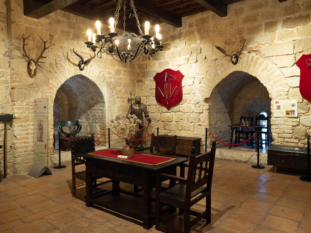 Das Innere des Castillo de la Yedra
