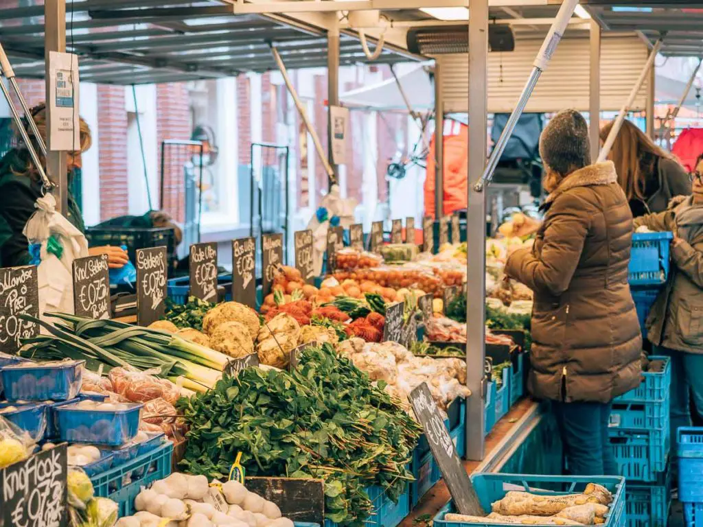 Gemüsemarkt in Amsterdam
