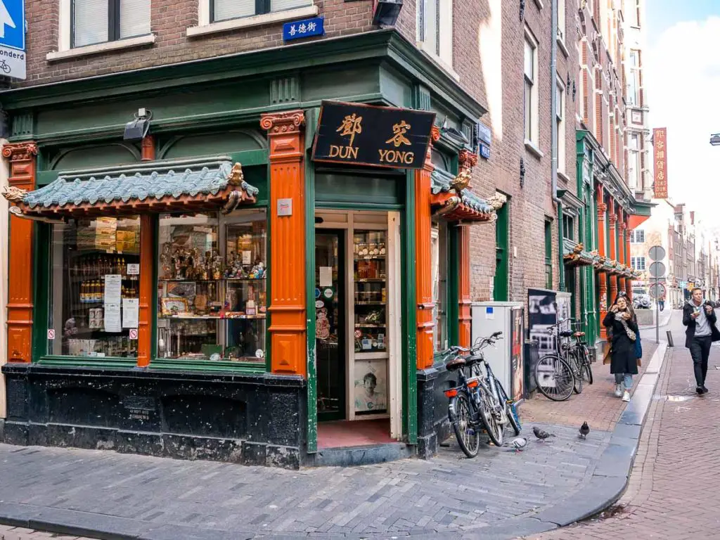 Laden im Amsterdamer Chinatown