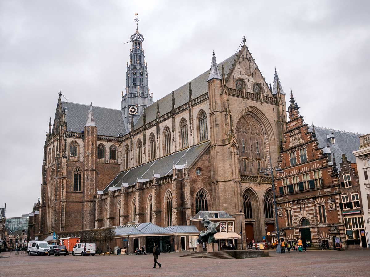 Die Grote Kerk Kirche in Haarlem von außen