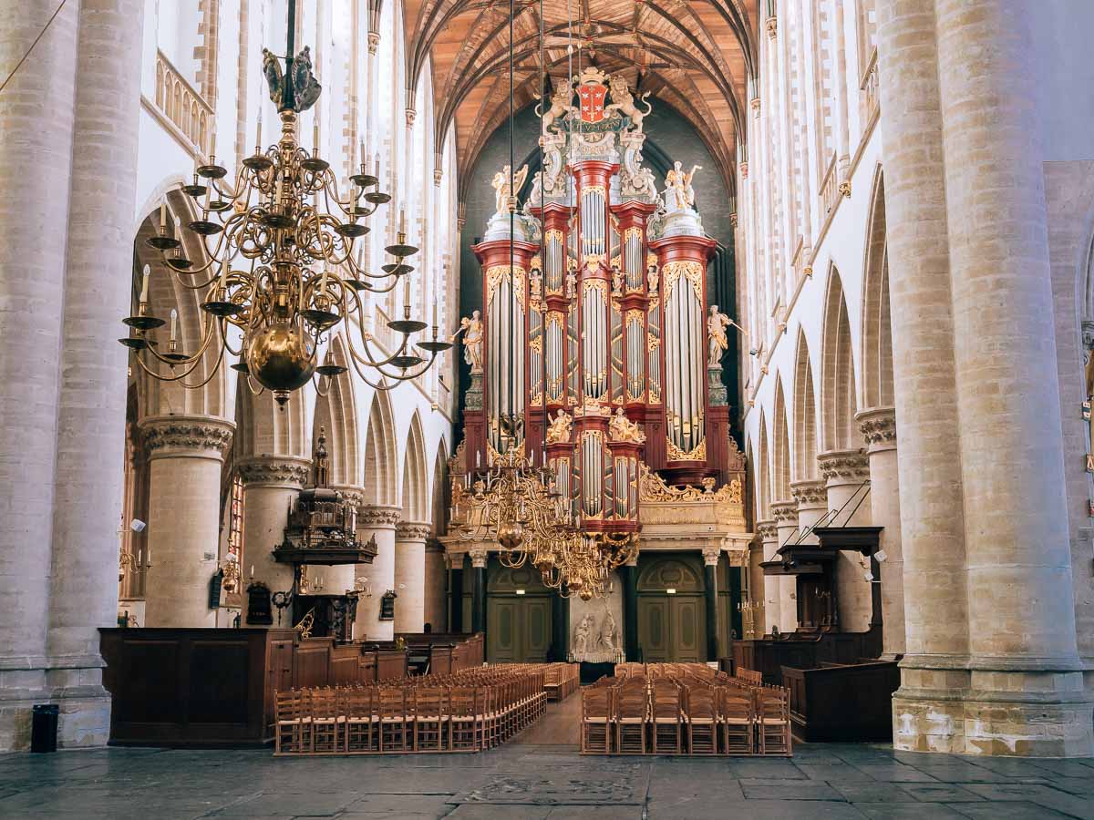 Die Orgel in der Grote Kerk Kirche