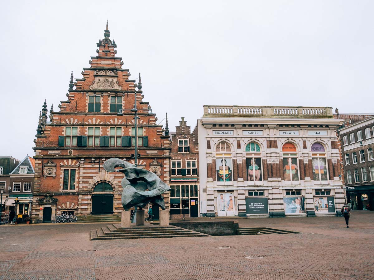 Grote Markt Platz in Haarlem Holland