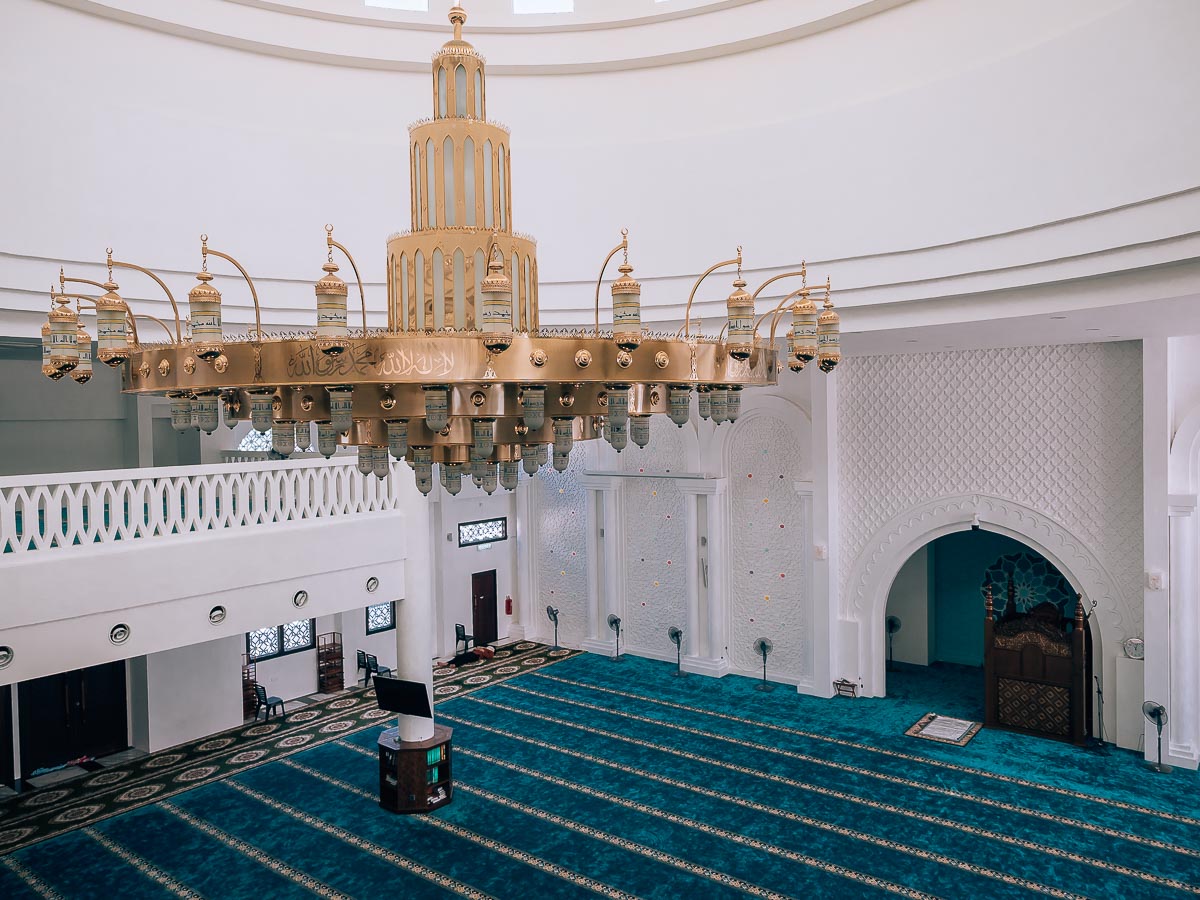Das Innere der Masjid India
