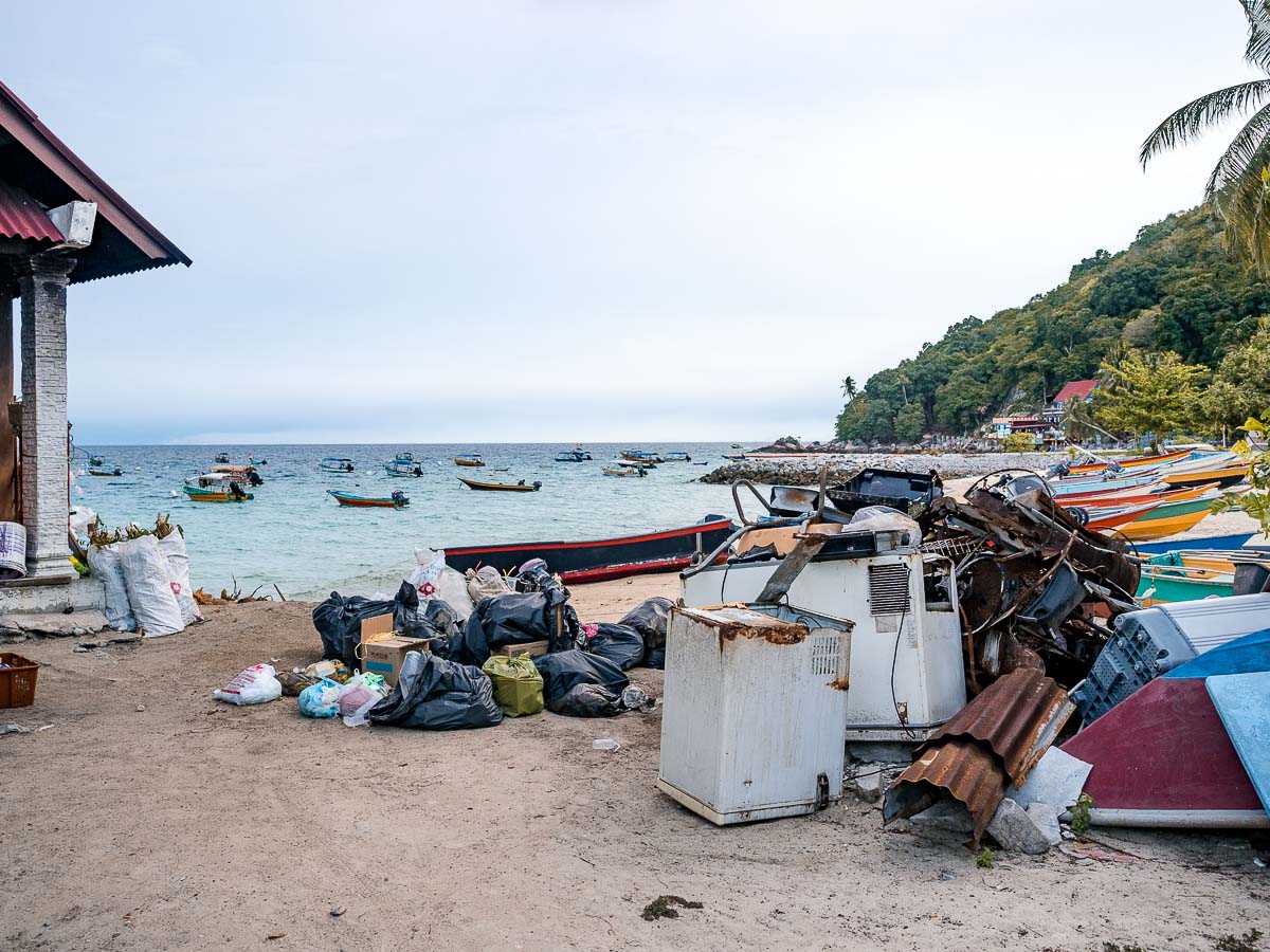 Müll auf den Perhentian Islands