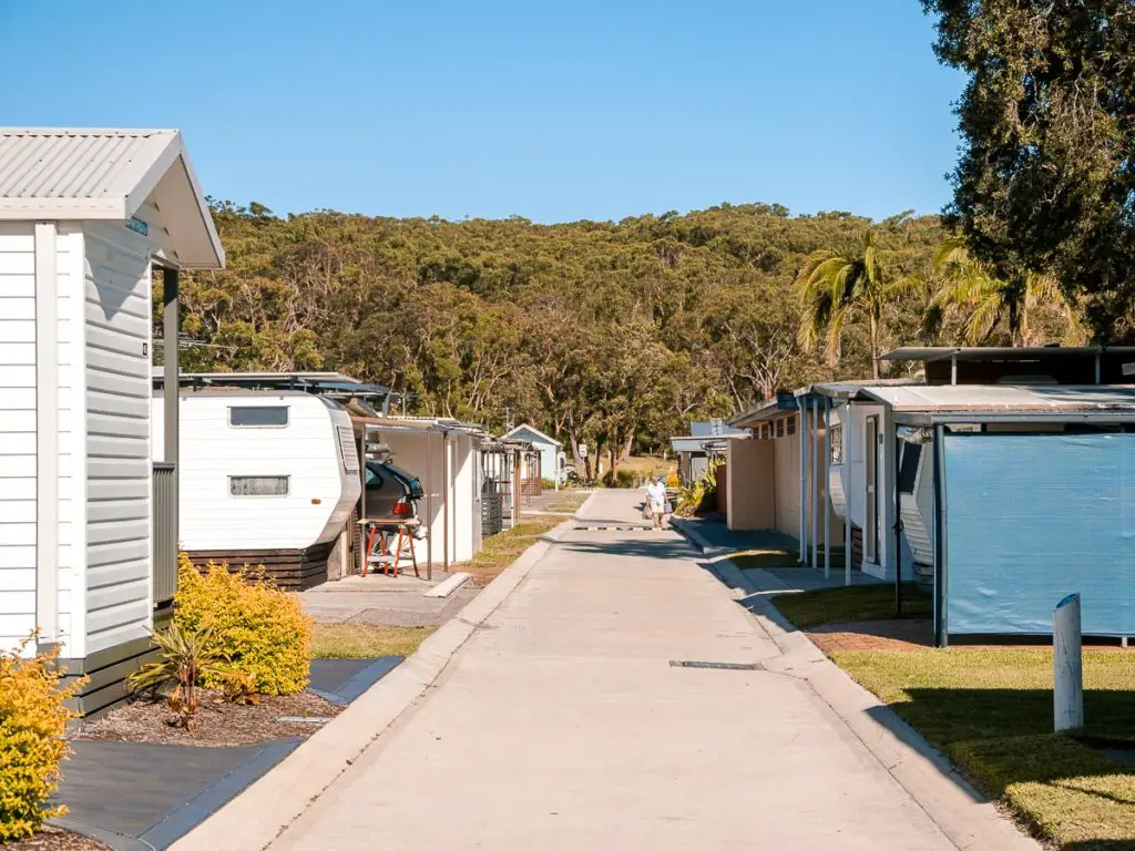 Campen Australien: Kostenpflichtiger Campingplatz 