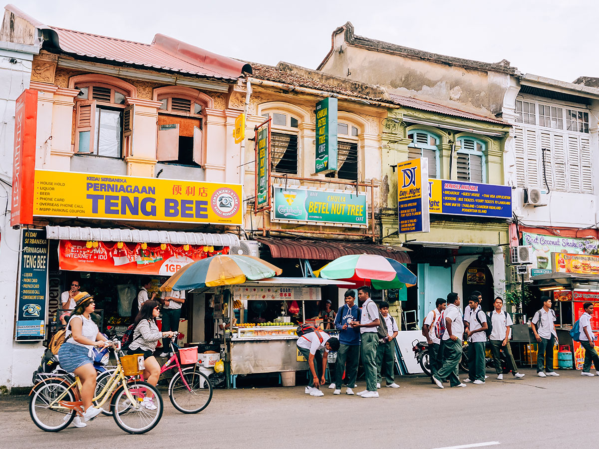 George Town in Malaysia ist eine kunterbunte Stadt