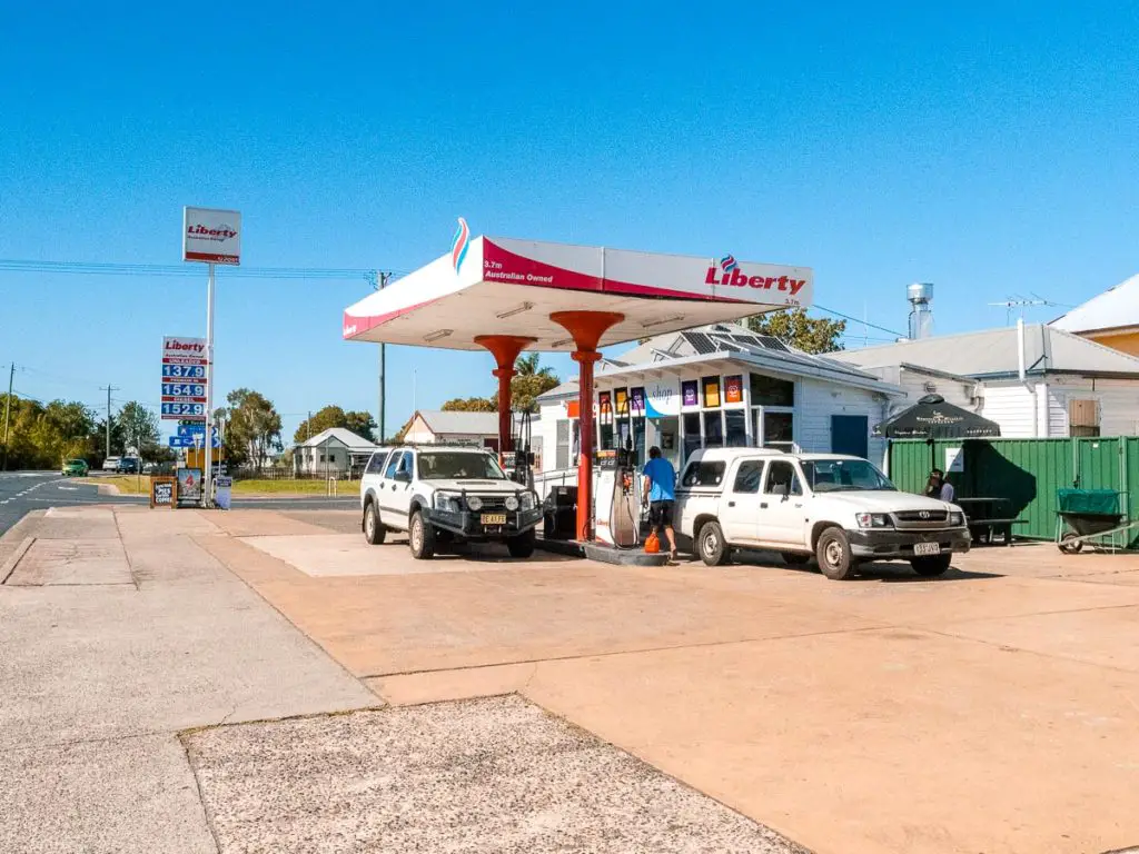 Tankstelle in Australien