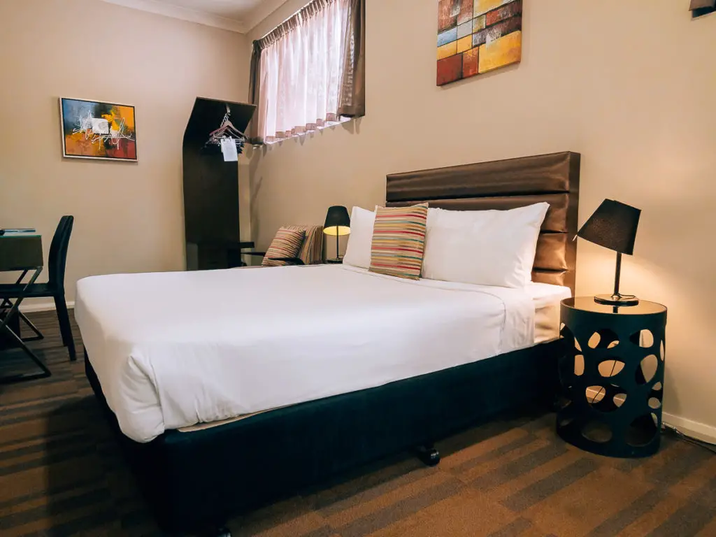 Hotelzimmer um die Australien Reise zu planen
