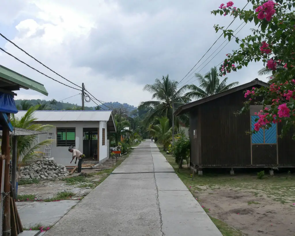 Das Dorf Juara auf Pulau Tioman