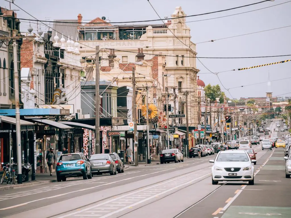 Eine Melbourne Sehenswürdigkeit ist das Stadtviertel Fitzroy 