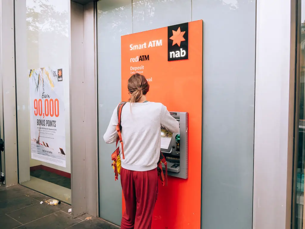 Melbourne Tipps: Banktautomat der NAB Bank