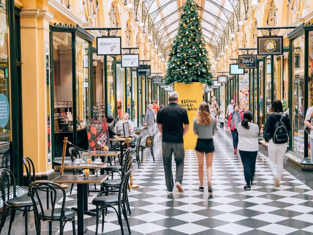 Die wunderschöne Melbourne Sehenswürdigkeit die Royal Arcade
