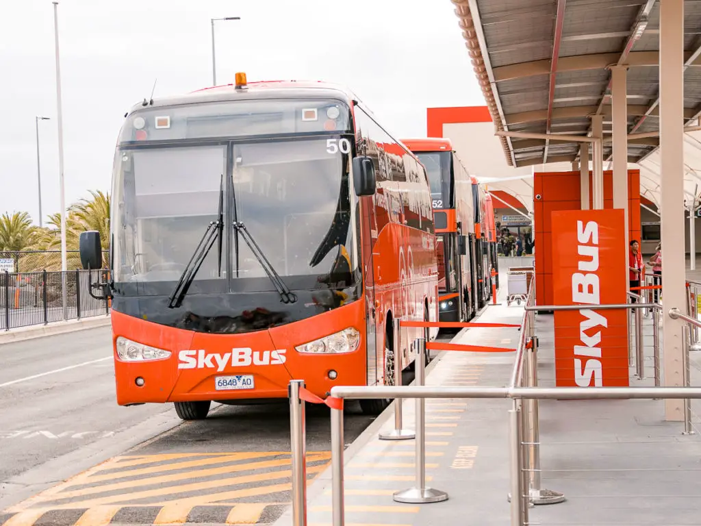 Der Skybus Express in Melbourne