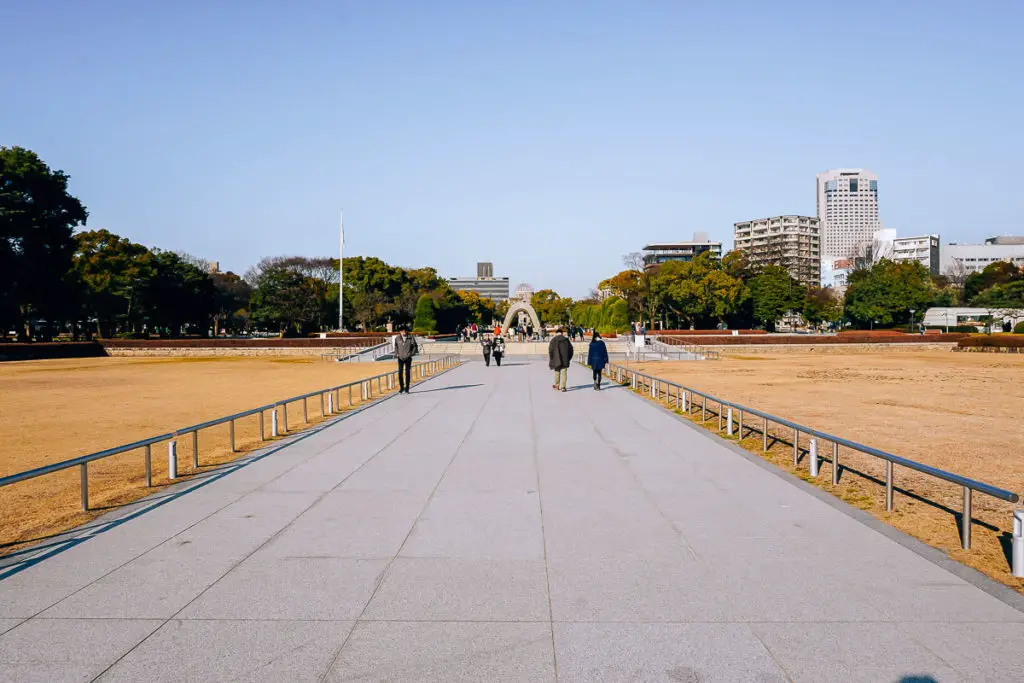 Der Friedenspark in Hiroshima Japan