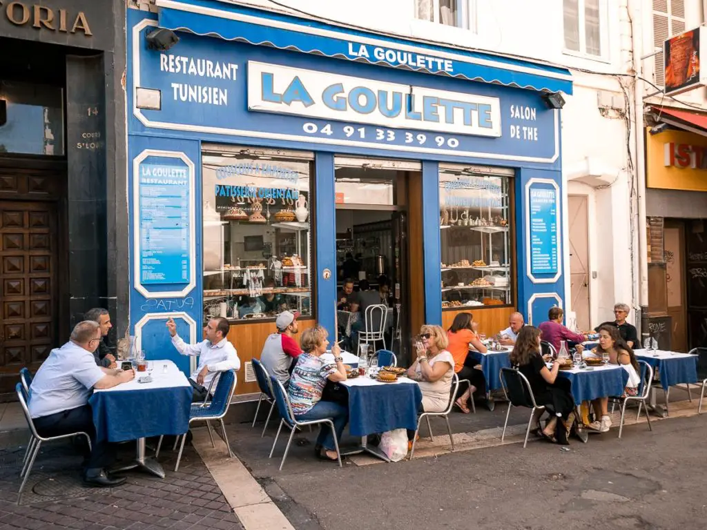 Das La Goulette Restaurant von außen