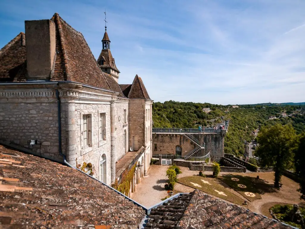Ein Teil des Schlosses Rocamadour