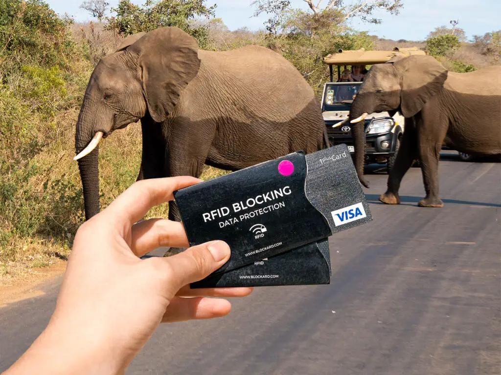 RFID Blocker für die Südafrika Kreditkarte