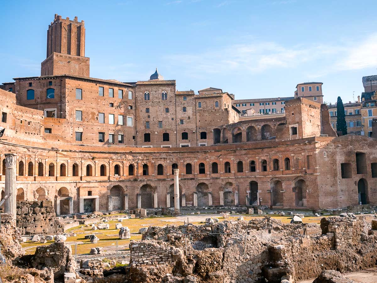 Der Trajan Markt in Rom